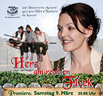"Herz am rechten Fleck" - Plakat